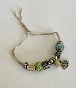 Michael Anthony RL Sterling SIlver Slider Memories Loaded Euro Charms Bracelet - Picture 1 of 24
