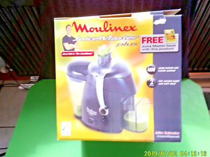 Moulinex Juice Master Plus Juicer, New never been used