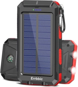 🔥Solar Charger 20000mAh Portable Solar Power Bank Waterproof External Battery🔥 - Picture 1 of 6