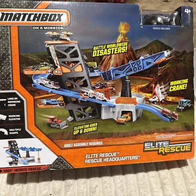Matchbox Elite Rescue Headquarters Playset CHN40 Brand New - Image 1 of 3