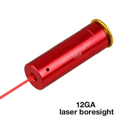 12Gauge Red Laser Boresighter Barrel Cartridge Bore Sight for 12GA Shotguns HOT - Image 1 of 4