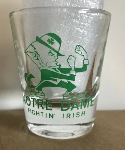 Notre Dame Fightin Irish Leprechaun Shot Glass Cover