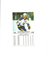 1986-1987 Gilbert Perreault  Buffalo Sabres Blue Shield Post Card