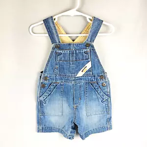 Genuine Baby from OshKosh Kids Cotton Blue Denim Overalls - Size 9MOS - Picture 1 of 4