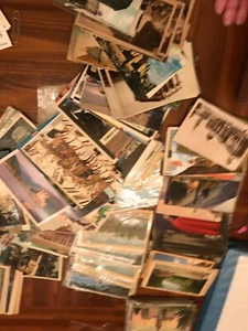 LOT OF 250 PLUS ASSORTED POSTCARDS US AND FOREIGN - Picture 1 of 4