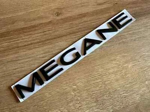 Lettere distintivo posteriore nero lucido per Renault Megane lucido 2016 in poi lifting - Foto 1 di 1