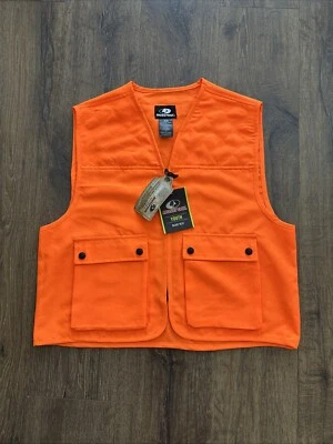 Mossy Oak YOUTH (18) BLAZE ORANGE UPLAND BIRDHUNTING VEST DEER HUNT - Image 1 of 3