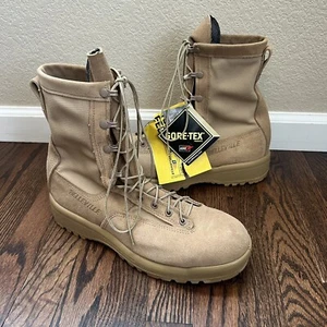 Belleville 790V Gore-Tex Waterproof Military Combat Boots Desert Tan Men Sz 12R - Picture 1 of 19
