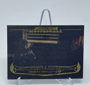 2020 Star Wars Masterwork The Wisdom of Yoda WY-5 Yoda Luke Skywalker /10 - Picture 1 of 2