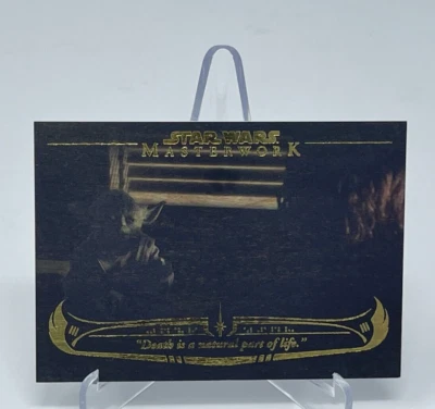 2020 Star Wars Masterwork The Wisdom of Yoda WY-5 Yoda Luke Skywalker /10 - Image 1 of 2