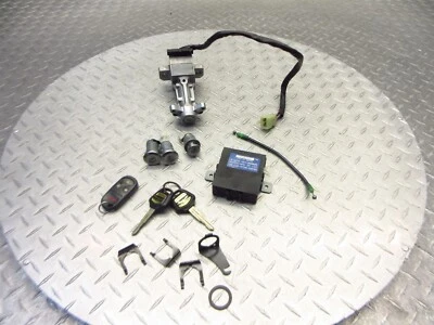 Juego de cerraduras de interruptor de encendido Honda GL1800 2003 01-05 Goldwing OEM llaves llavero cerraduras Foto 1 de 4