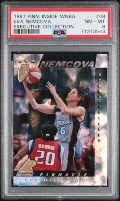 1997 Pinnacle WNBA Executive Collection Eva Nemcova PSA 8 Cleveland Rockers - Image 1 of 2