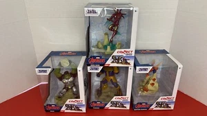 Marvel Avengers Zoteki Jazwares Connect & Create Thanos Hulk IM Cap Marvel Set - Picture 1 of 3