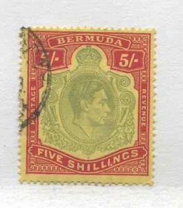 Bermuda KGVI 1938 5/ used - Picture 1 of 1