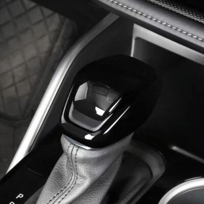 Para Toyota Venza 2021-2024 Negro Brillante Interior Perilla de Cambio Decoración Cubierta Borde Foto 1 de 4