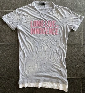 DSQUARED2 S/S 2018 INNOCENCE L SHIRT T-SHIRT SWEATER TEE long live - Bild 1 von 8