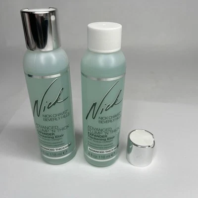 2 Novos Elixir Espessante Nick Chavez Adv Plump n' Thick Expander Lote 4 oz Cada - Imagem 1 de 2