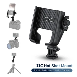 JJC Camera Hot Shoe Holder Stand Mount for iPhone 16 15 DJI Osmo Action Insta360 - Picture 1 of 12