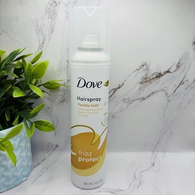 Spray para el cabello Dove estilo sujeción flexible 3 con micro-suero frizz proteger nuevo Foto 1 de 4