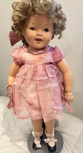 Vintage Composition Shirley Temple Puppe 27 Zoll - Bild 1 von 15