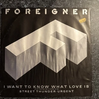 Foreigner "I Want To Know What Love Is" Rare extended 12" mix plus bonus tracks! - Image 1 of 4