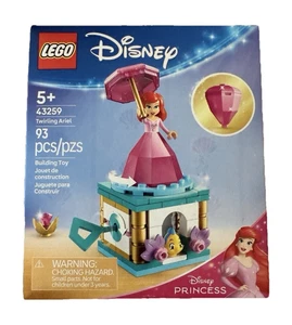 LEGO Disney Princess Ariel 43259 Twirling Spinner Set Little Mermaid New Sealed - Picture 1 of 2