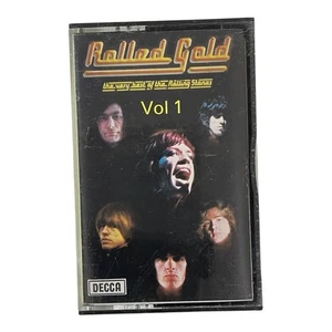 Rolling Stones Rolled Gold Very Best Vol 1 Vintage Cassette Tape Decca 1975 - Imagen 1 de 3