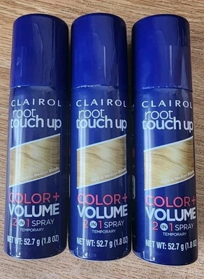 Spray volumen color cabello retoque raíz 3 Clairol temporal rubio oscuro a medio Foto 1 de 4