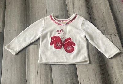 Suéter Pullover Niño TKS Basics Talla 24 Meses Blanco Suéter Mitones Diseño Foto 1 de 4