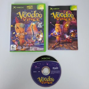 Voodoo Vince Xbox Game PAL Complete Manual Feel His Pain G Platformer Adventure - Picture 1 of 9