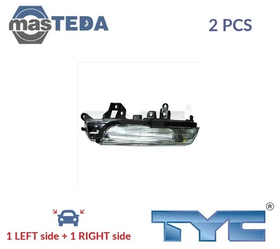 336-0081-3 INDICATOR LIGHT BLINKER LAMP PAIR OUTSIDE MIRROR TYC 2PCS NEW - Image 1 of 4