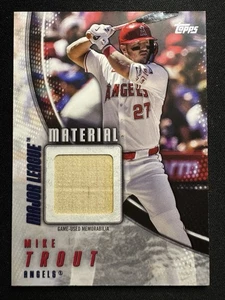 Mike Trout 2025 Topps Major League Material Relics Bat #MLM2-MT Los Angeles - Picture 1 of 6