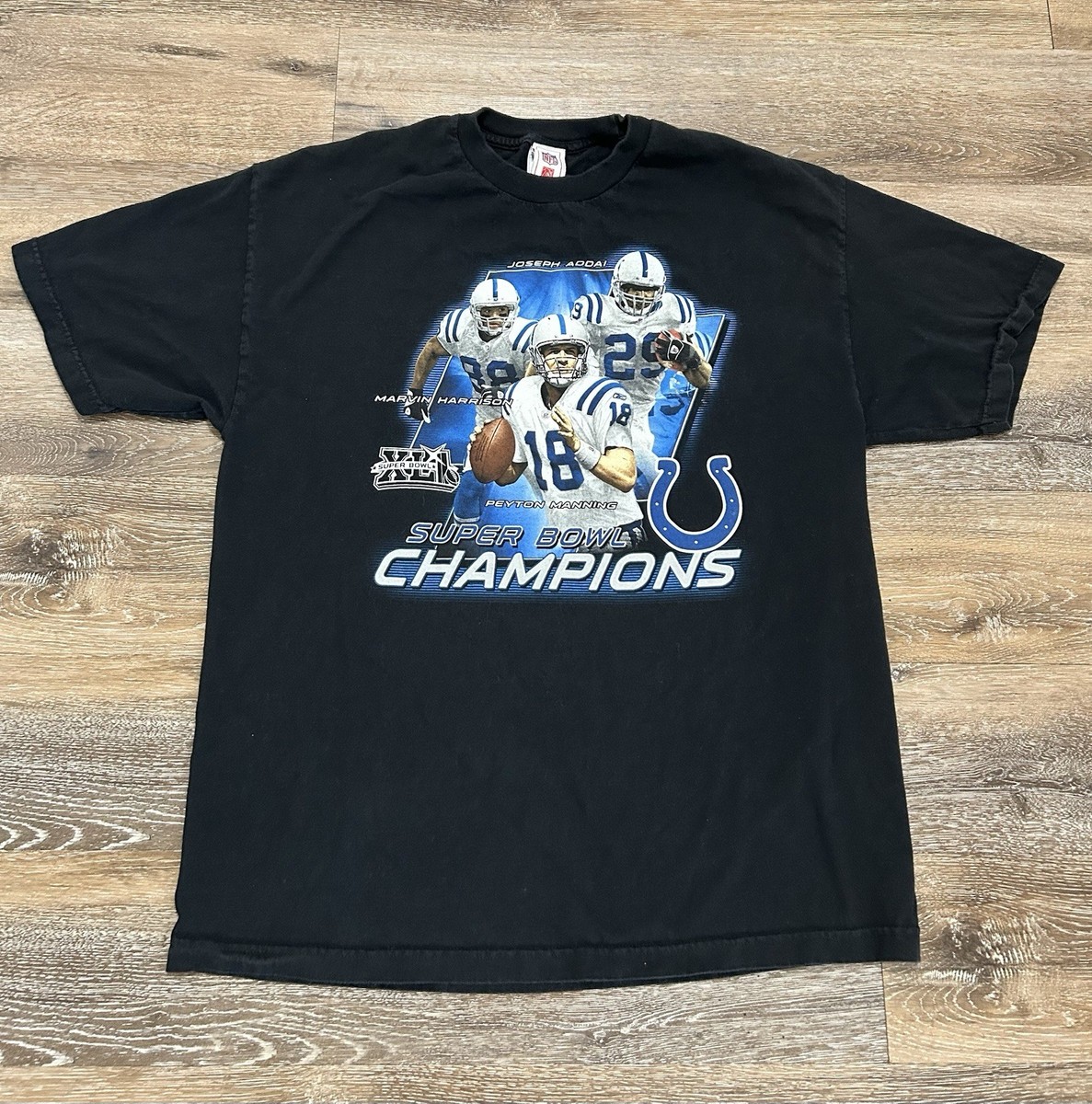 未使用 NFL Colts SuperBowl Champion Tシャツ 86c68e24cff0e0712d1e3210f035df