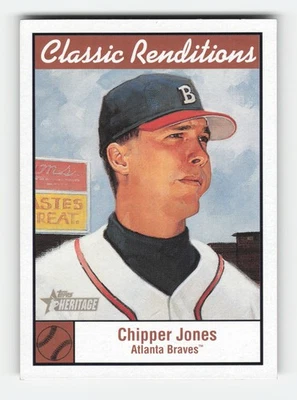 2001 Topps Heritage Classic Renditions #CR5 Chipper Jones Near Mint or Better - Image 1 of 2