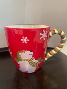 Avon Christmas China Polar Bear Mug - Picture 1 of 6