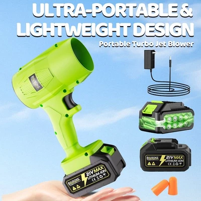 Cordless handheld hair dryer, lightweight electric hair dryer for garden, home - Image 1 of 4