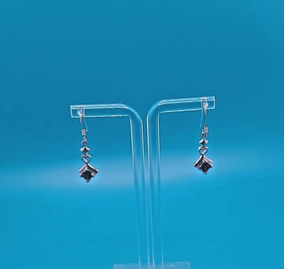 Pendientes perforados marrón 925 Foto 1 de 4