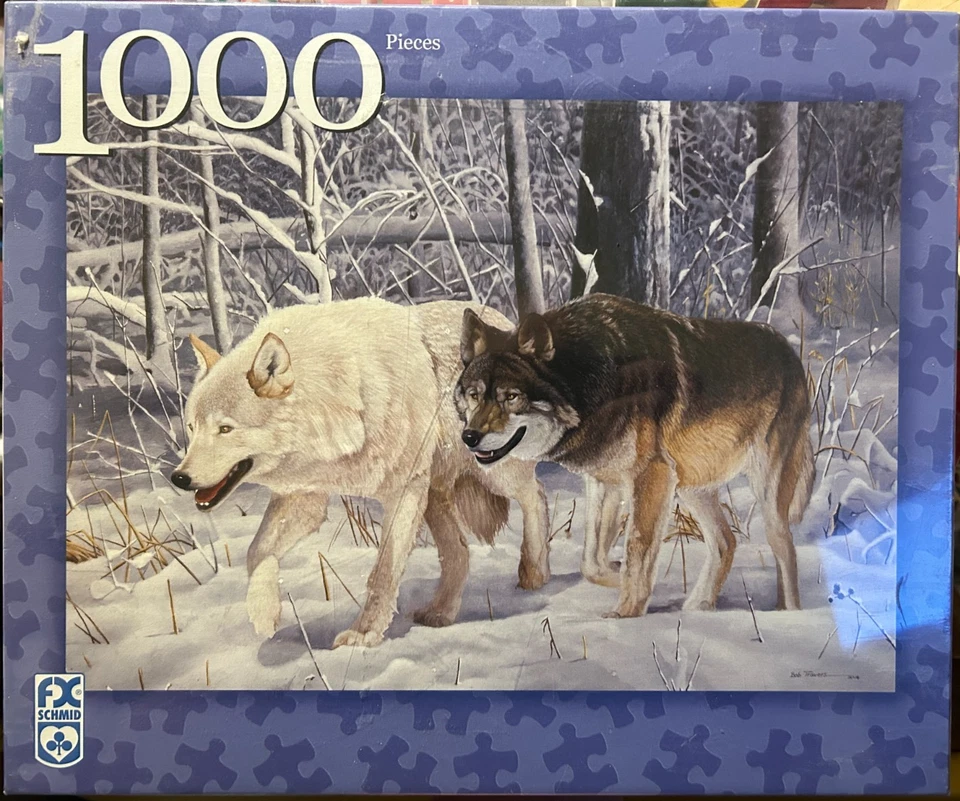 FX Schmid Wolf Trek 1000 Pcs Puzzle New/Sealed 2005 Made In Germany - Image 1 of 1
