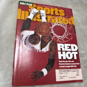 CLYDE DREXLER SPORTS ILLUSTRATED JUNE 19TH 1995 - Picture 1 of 3