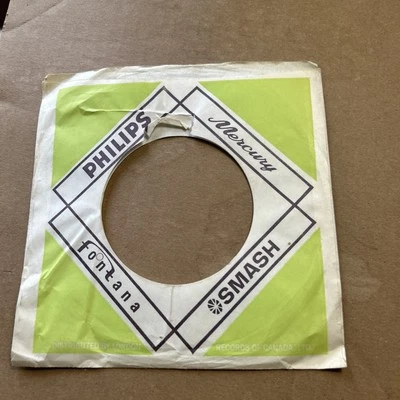 1 Company Sleeve Only Phillips Mercury Fontana Smash Lime Green philips Foto 1 de 3