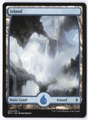 Island () - Full Art L Battle for Zendikar 256 LP - Image 1 of 2
