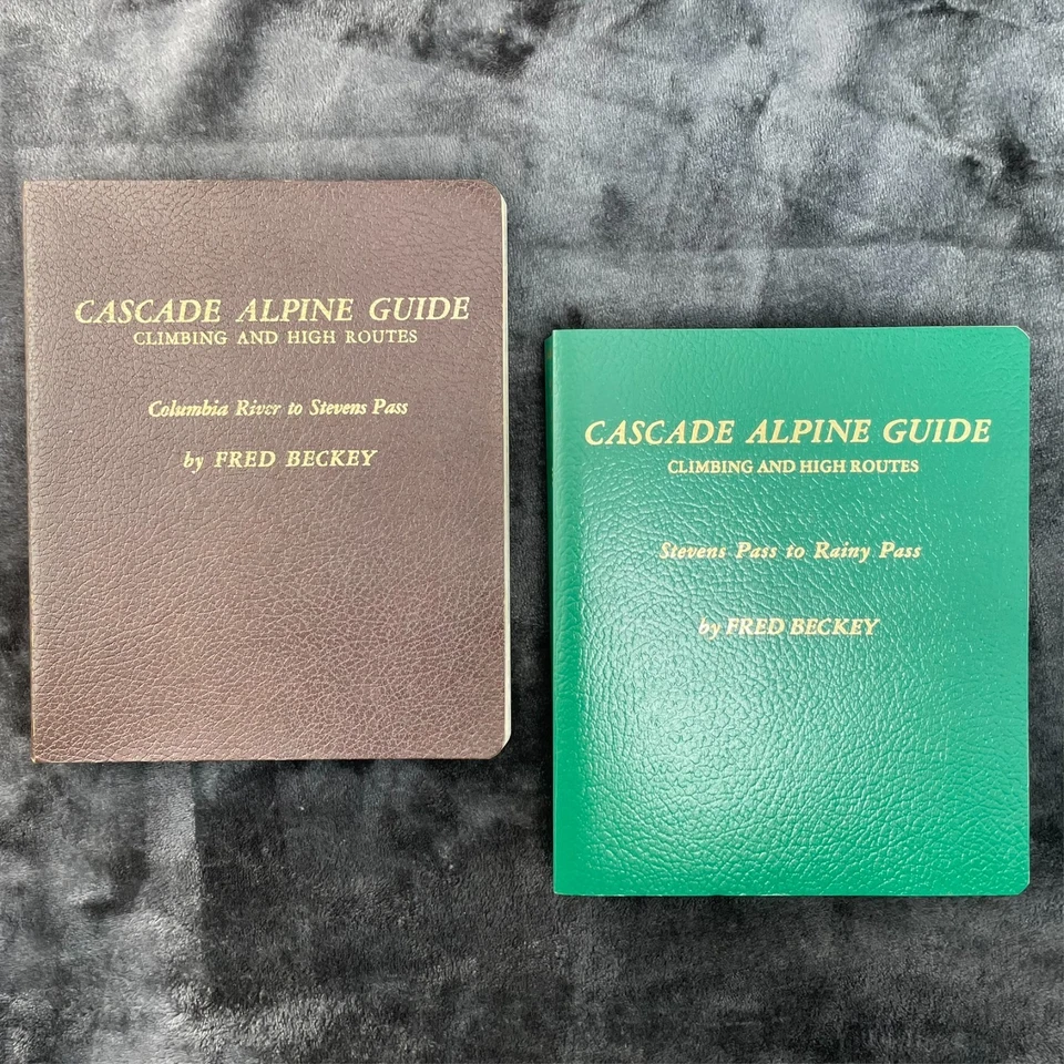 Cascade Alpine Guide Climbing and High Routes Fred Beckey 1st Ed 1973 Lot of 2 - Image 1 of 4