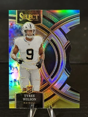 2023 Select Premier Level Tyree Wilson #119 Green & Yellow Prizm Die Cut G325 - Image 1 of 2