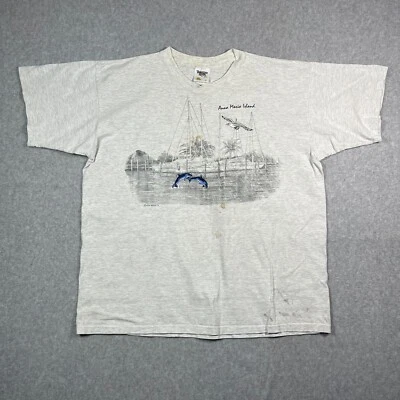Vintage Anna Maria Island T-shirt Men's XL Tennessee River Stripe Single Stitch - Image 1 of 4