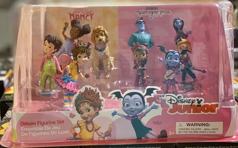Disney Fancy Nancy & Vampirina Deluxe 9 Figure Play Set Cover