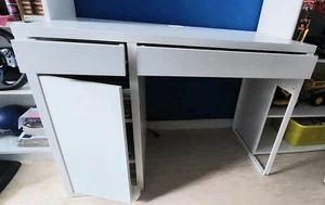 MICKE Schreibtisch, weiß, 105x50 cm - Bild 1 von 11