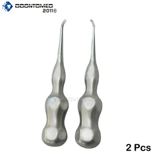 2 MILLER APEXO FRENCH STEEL DENTAL ELEVATORS Left+ Right - Picture 1 of 2