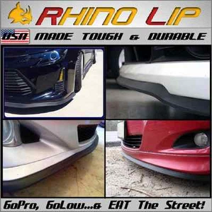 Daihatsu ZR1 Universal Flex Front Rubber Chin Lip Air Dam Under Spoiler Splitter - Picture 1 of 24