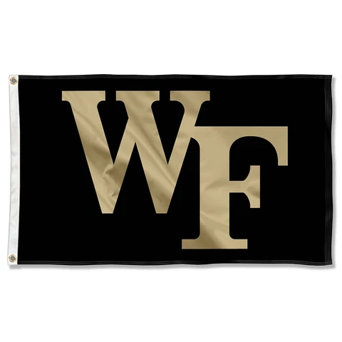 Wake Forest Demon Deacons WF Logo Flag Large 3x5 Cover