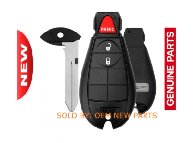 NEW Fobik Key For Chrysler 300 Town & Country 2008 - 2017 3 Buttons IYZ-C01C - Image 1 of 2